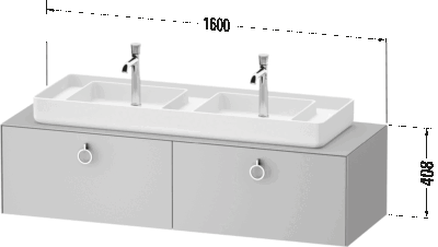 White Tulip Тумба под консольную раковину, подвесная 33