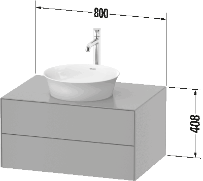 White Tulip Тумба под консольную раковину, подвесная 34