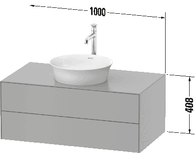 White Tulip Тумба под консольную раковину, подвесная 34