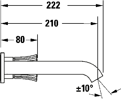 White Tulip Однорычажный смеситель для раковины скрытого монтажа 9