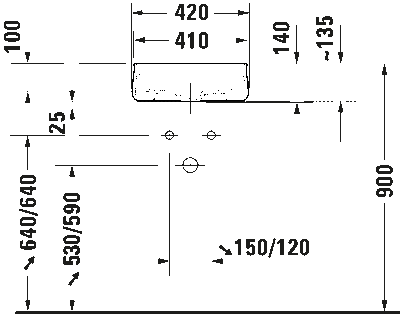 Zencha Раковина на столешницу 24