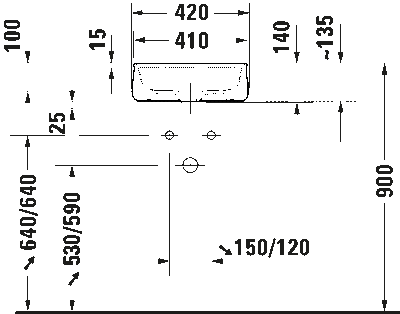 Zencha Раковина на столешницу 24