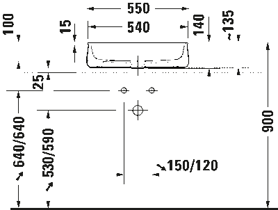Zencha Раковина на столешницу 23