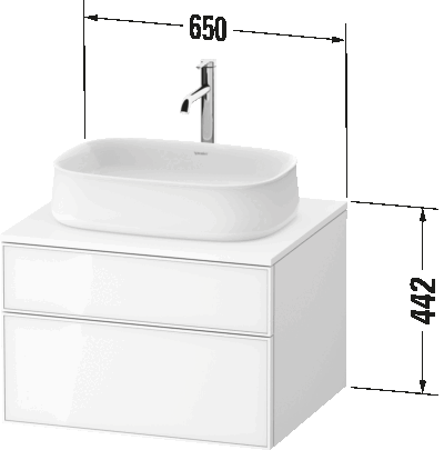 Zencha Тумба под консольную раковину, подвесная 15