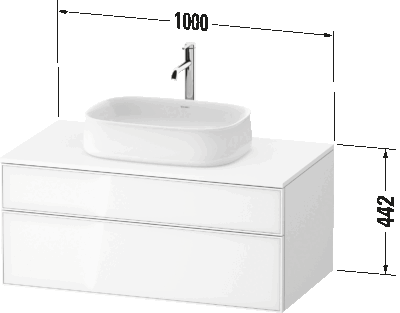 Zencha Подвесная тумба под консольную раковину 15