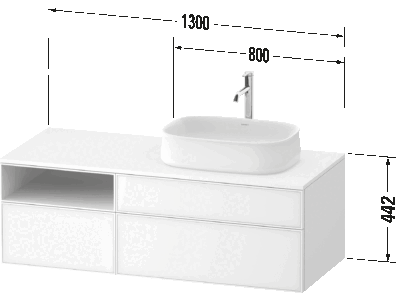 Zencha Подвесная тумба под консольную раковину 15