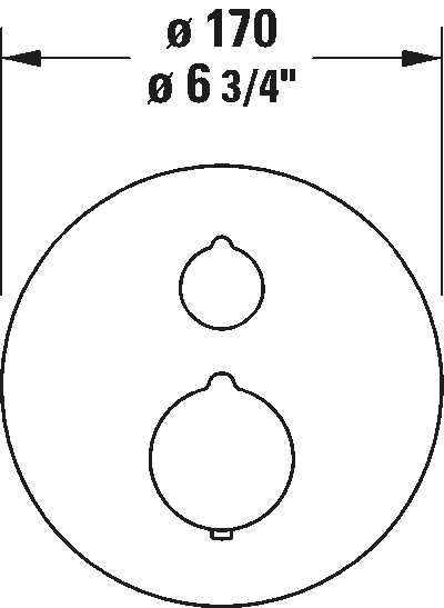 C.1 Однорычажный смеситель  скрытого монтажа с переключателем на 2 потребителя 8