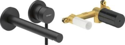 Circle Однорычажный смеситель для раковины скрытого монтажа 6