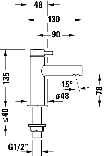 Circle Кран для холодной воды 11