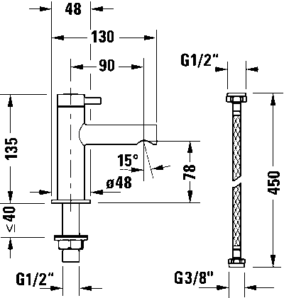 Circle Кран для холодной воды 12