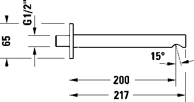 Circle Излив для ванны 15