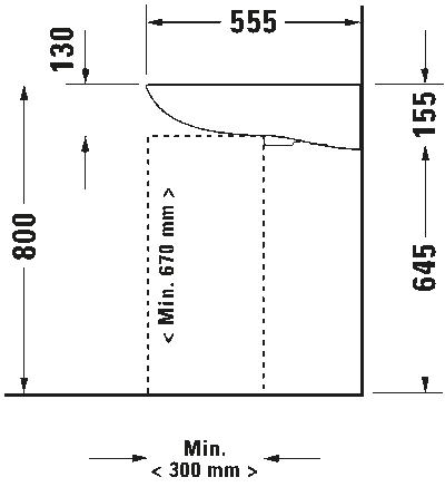 D-Code Умывальник медицинский Vital Med без перелива 4