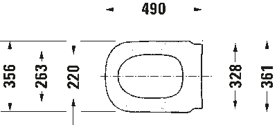 D-Code Кольцо сиденья для унитаза Vital 3