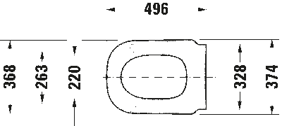 D-Code Кольцо сиденья для унитаза Vital 3