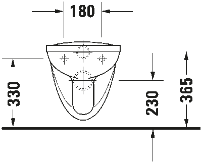 D-Code Унитаз подвесной. Модель с системой смыва 12