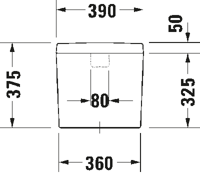 D-Code Бачок с механизмом двойного смыва 3