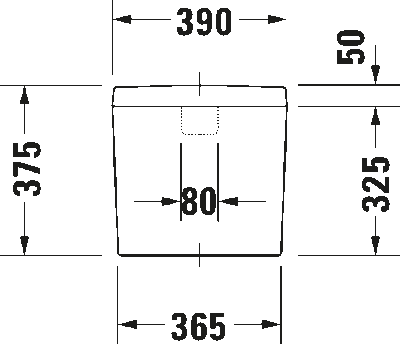 D-Code Бачок с механизмом двойного смыва 3