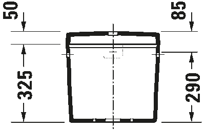 D-Code Бачок с механизмом двойного смыва 3