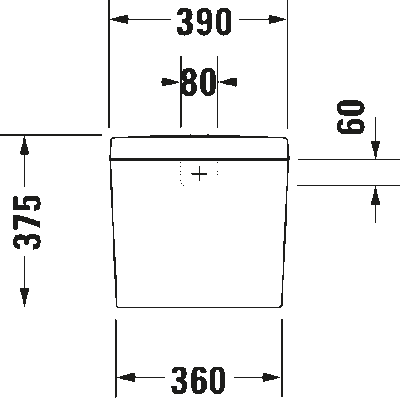 D-Code Бачок с механизмом двойного смыва 4
