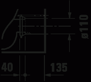 D-Code Унитаз напольный пристенный вариант 3