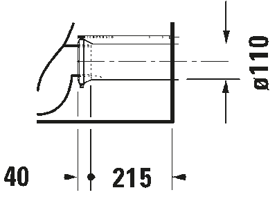 D-Code Унитаз комбинированный с вертикальным смывом 3
