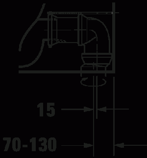 D-Code Унитаз комбинированный с вертикальным смывом 6