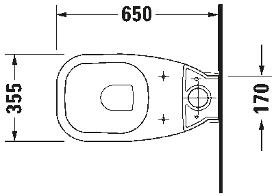 D-Code Унитаз комбинированный с вертикальным смывом 9