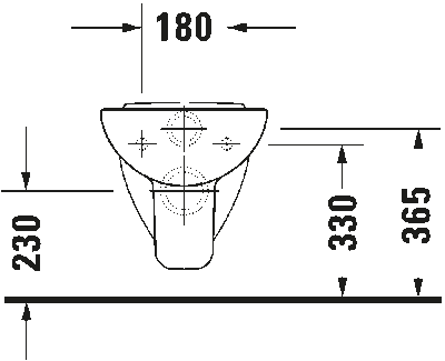 D-Code Унитаз подвесной компакт 5