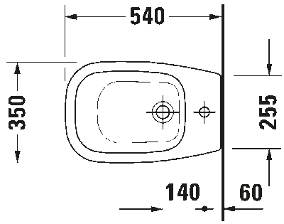 D-Code Биде напольное с переливом 3