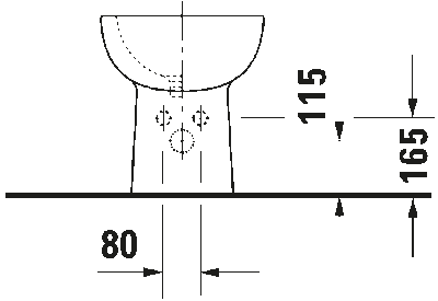 D-Code Биде напольное с переливом 5
