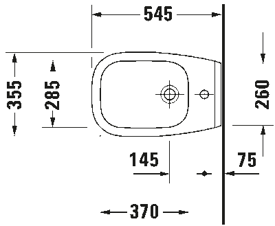 D-Code Биде подвесное с переливом 4