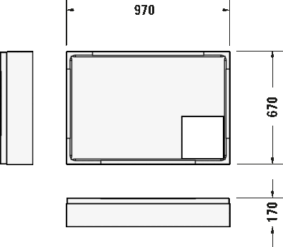 D-Code Душевой поддон прямоугольный вариант 6