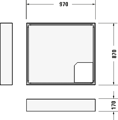 D-Code Душевой поддон прямоугольный вариант 6