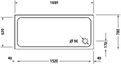 D-Code Душевой поддон прямоугольный вариант 3