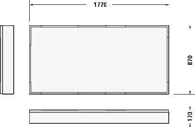 D-Code Душевой поддон прямоугольный вариант 5