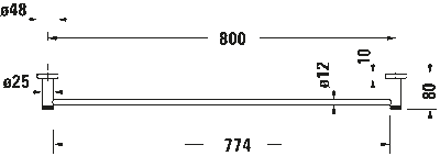 D-Code Держатель для банного полотенца 4