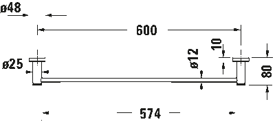 D-Code Держатель для банного полотенца 4
