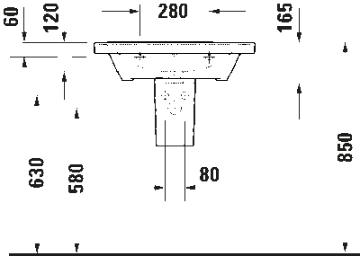 D-Neo Умывальник 12
