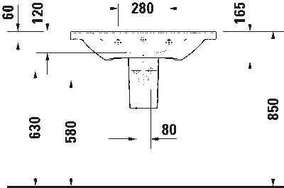 D-Neo Умывальник 16