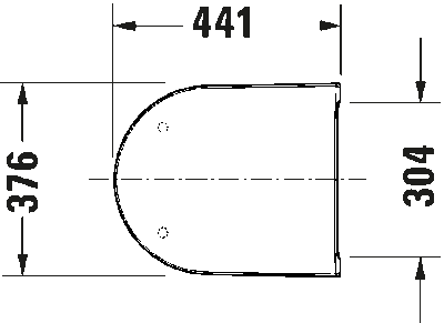 D-Neo Сиденье для унитаз петли: нерж. Сталь 18
