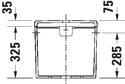 D-Neo Бачок с механизмом двойного смыва 7