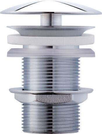 Сливной патрубок с прорезью. Раковина без перелива