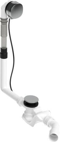 Комплект слива-перелива квадратно-овальный (необходим отсоединитель трубы или кран с защитой от обратного потока согласн