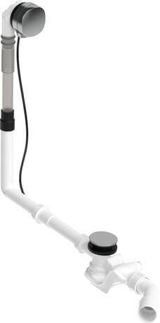 Комплект слива-перелива квадратно-овальный (необходим отсоединитель трубы или кран с защитой от обратного потока согласн