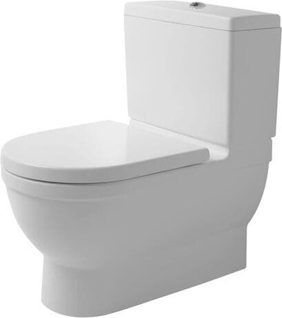 Starck 3 Напольный унитаз в комплекте Big Toilet с вертикальным смывом