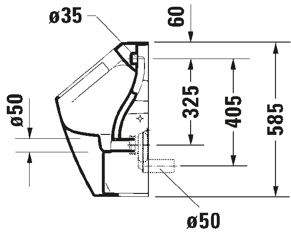 Писсуар Duravit Rimless® — изображение 13