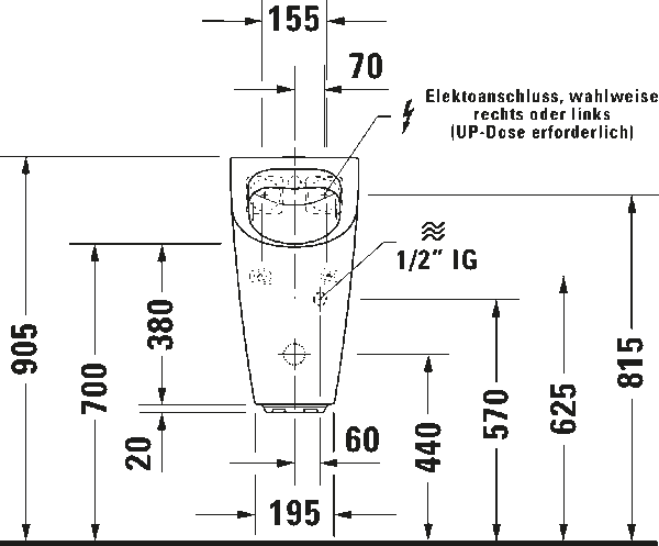 Писсуар Duravit Rimless® — изображение 9