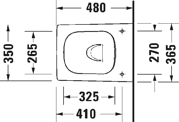Подвесной унитаз Duravit Rimless® Compact. — изображение 9